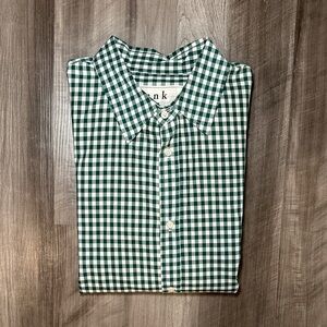 Frank & Eileen Paul Men Style 2-Ply Cotton Gingham Long Sleeve Button Down - XL